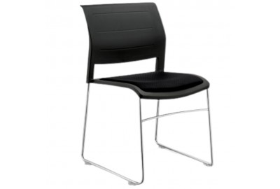 Connect Sleigh Chair Uphl